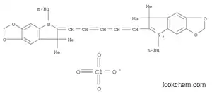 Molecular Structure of 129013-92-9 (7H-1,3-Dioxolo[4,5-f]indolium,5-butyl-6-[5-(5-butyl-5,7-dihydro-7,7-dimethyl-6H-1,3-dioxolo[4,5-f]indol-6-ylidene)-1,3-pentadienyl]-7,7-dimethyl-, perchlorate)
